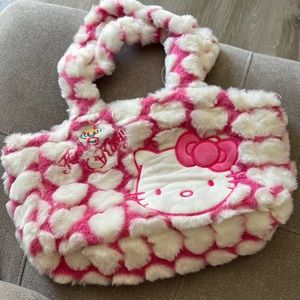 Hello Kitty Furry Bag